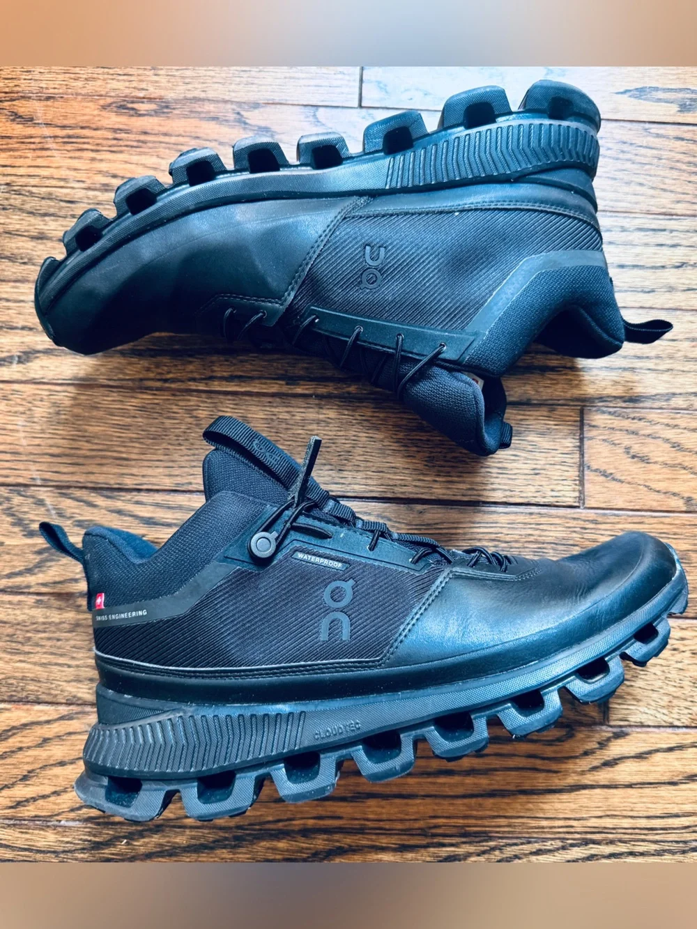 On Running Waterproof Women’s Athletic Shoe - Black